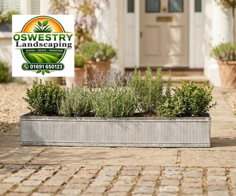 Window Box Planters Oswestry - Final Result